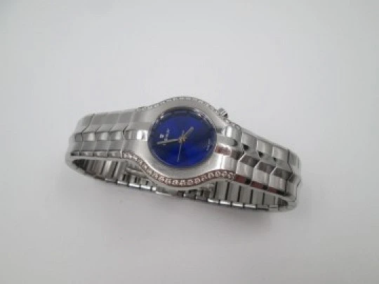 Tag Heuer Alter Ego mujer. Acero y diamantes. Esfera azul. Cuarzo. 2005