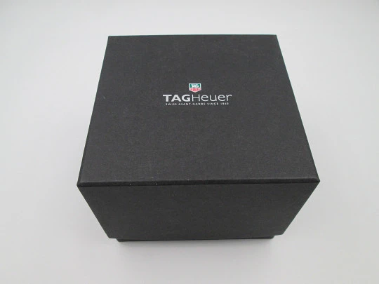 TAG Heuer Aquaracer 500m. Caliber 5. Steel & 18k gold. Black dial. Box. 2009