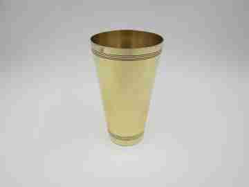 Tall glass. Prize. Germany. 1907. Silver. Vermeil. Friedlaender