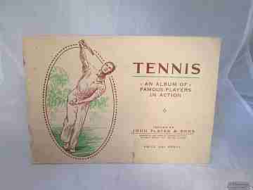 Tenis. Jugadores famosos. John Player. 50 cromos color. Años 40