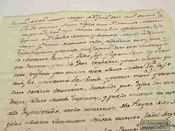 Testamento 1818. Covarrubias. Sellos maravedíes. Firmas. 2 páginas