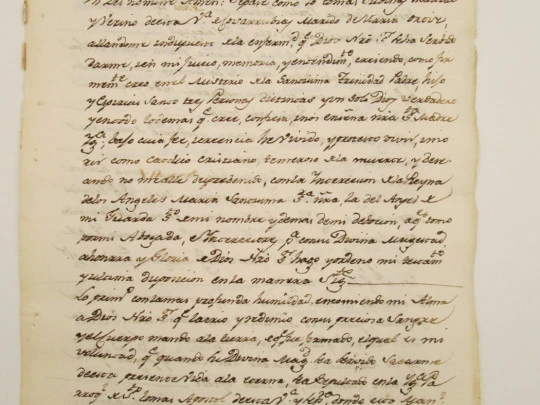 Testamento Tomás Subiñas. 1818. Covarrubias. Sellos maravedíes