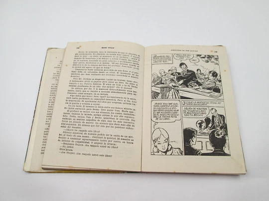 The Adventures of Tom Sawyer. Mark Twain. Illustrated book. Stories Collection. 1956