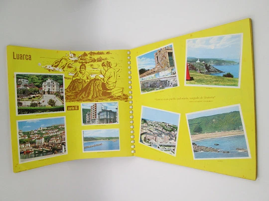 The beauties of Asturias stickers album. 455 colour cards. Heraclio Fournier. 1965