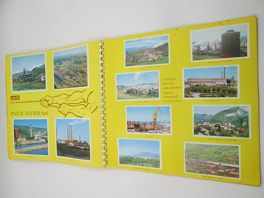 The beauties of Asturias stickers album. 455 colour cards. Heraclio Fournier. 1965