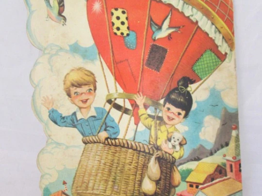 The country of sweets. 1960. Toray publisher. Die-cut book. Ayné