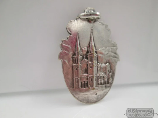 The Covadonga sanctuary. Virgin. Silver plated. 19th century