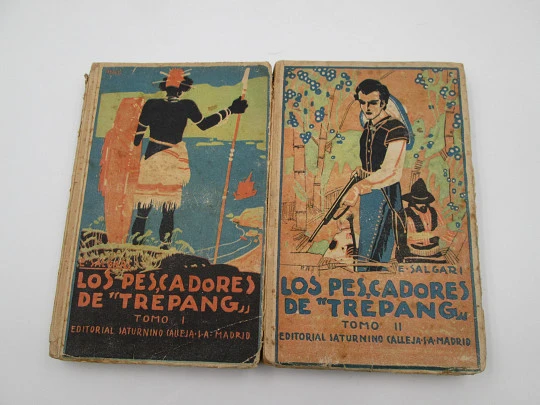 The fishermen of Trépang. Saturnino Calleja publisher. Softcover. Illustrations inside. 1910's