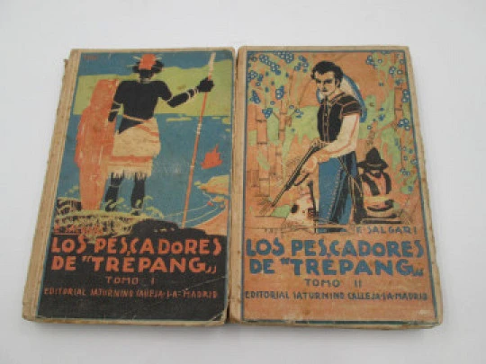 The fishermen of Trépang. Saturnino Calleja publisher. Softcover. Illustrations inside. 1910's