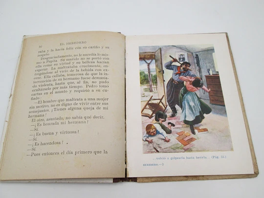 The Heir. Ramón Sopena publisher. Selected library. Hardcover. Drawings inside. 1943