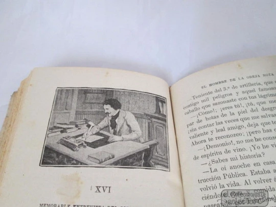 The man with the broken ear. 1900. Calleja publisher. E. About. M. Vera