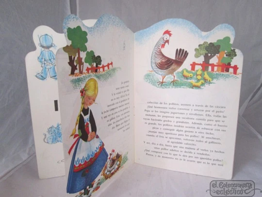 The milkmaid. Die-cut book. Goya publisher. 1975. Mª Rosa García