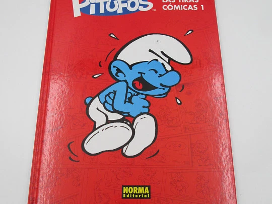 The Smurfs. Comic strips 1. Colour hardcover. Peyo illustrations. Norma publisher, 2013