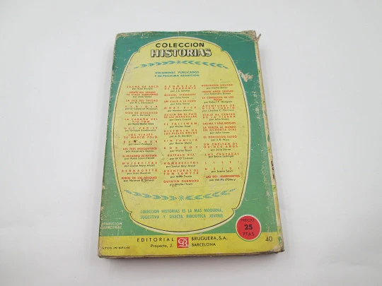 The two little orphans. Adolfo d'Ennery. Illustrated book. Bruguera, 1957