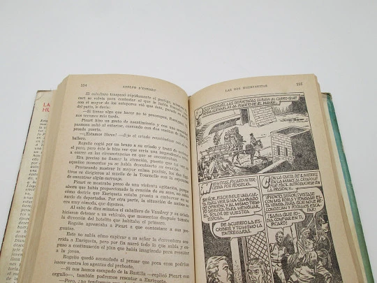 The two little orphans. Adolfo d'Ennery. Illustrated book. Bruguera, 1957