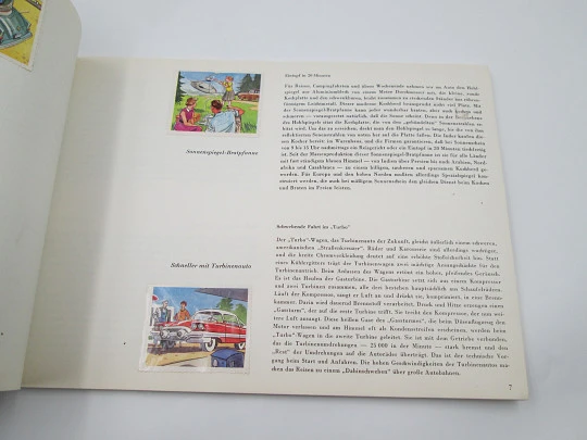 The World of Tomorrow picture cards album. Birkel. 80 colour images. Germany. 1959
