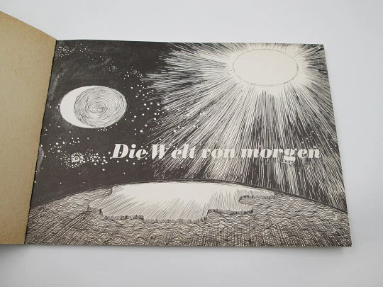 The World of Tomorrow picture cards album. Birkel. 80 colour images. Germany. 1959