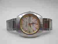 Thermidor automatic wristwatch. Calendar. Stainless steel. Bracelet. 1970's. Swiss