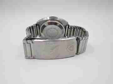 Thermidor automatic wristwatch. Calendar. Stainless steel. Bracelet. 1970's. Swiss