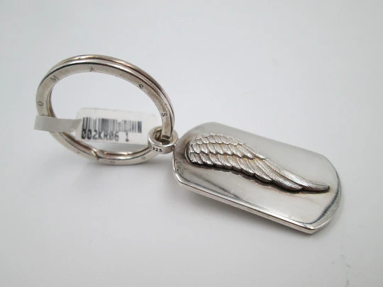 Thomas Sabo unisex keychain. 925 sterling silver. Eagle wing. Hitch
