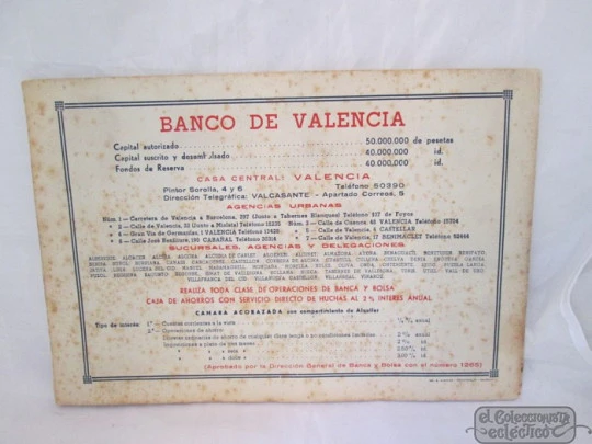 Tickets album. Valencian charity raffle. 1940. 240 black views