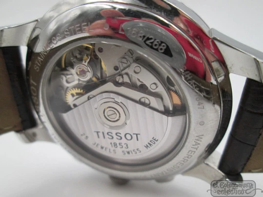 Tissot Le Locle chronograph. Stainless steel. Automatic. Box. 2005. Date & day