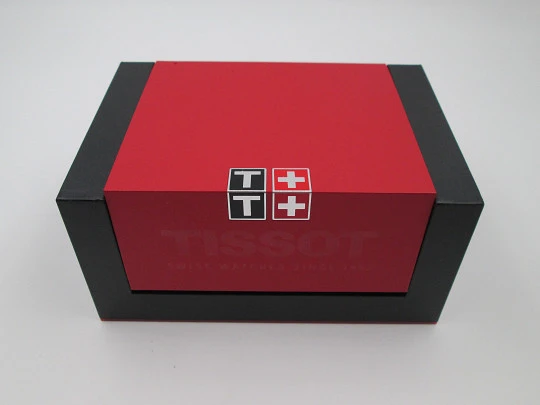 Tissot PRS 516. Automatic. Calendar. Stainless steel. Bracelet. Box. Swiss