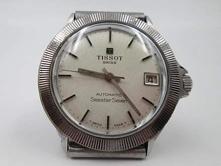 TISSOT Seastar Seven 自動巻き腕時計 A3008 Vintage TISSOT Visodate Seastar Seven Automatic Swiss Watch