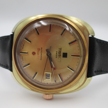 Tissot Seastar Acero Y Chapado Oro Automatico El