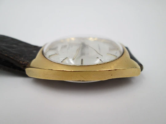 Tissot Seastar. Manual wind. 1960's. Stainless steel & gold plated. Strap