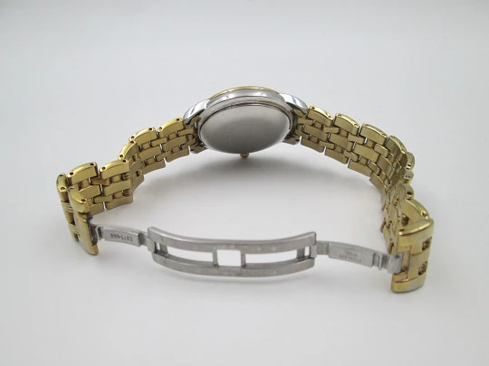 Tissot Seastar. Stainless steel & gold plated. Automatic. Calendar. Bracelet. 1980's. Swiss