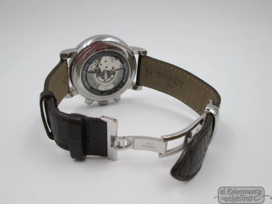 Tissot T-Classic Carson automatic chronograph. Date. Box. Steel