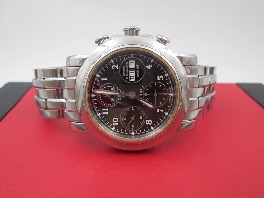 Tissot T-Lord. Stainless steel. Automatic. Chronograph