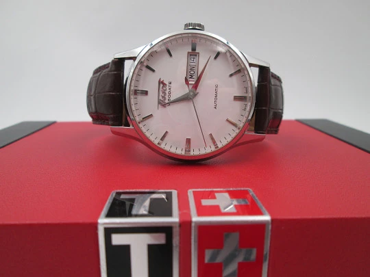 Tissot Visodate. Automatic. Day and date. Steel. 25 jewels. Box