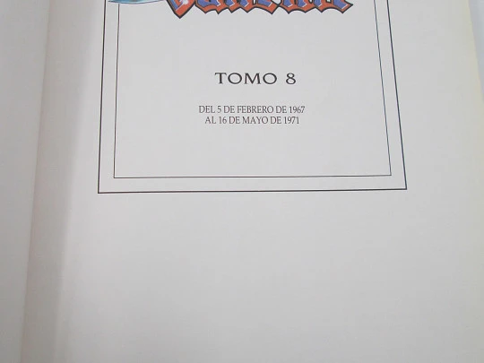 Tomo 8 Príncipe Valiente. Ediciones B. Tapas duras. Ilustraciones a color. 1992