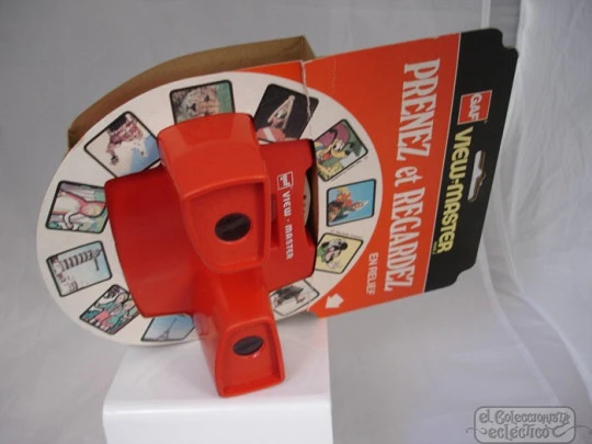 Toy slideshow viewer. Gaf View Master. Belgium. 1970's. Plastic