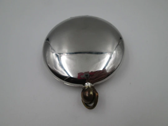 Travel telescopic shot glass Remy Club Trophee. Stainless steel and brass. Scotland