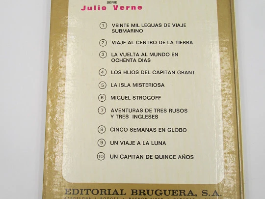 Un viaje a la luna. Colección Historias Color. Julio Verne. Editorial Bruguera. 1972