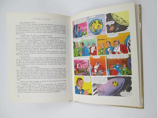 Un viaje a la luna. Colección Historias Color. Julio Verne. Editorial Bruguera. 1972
