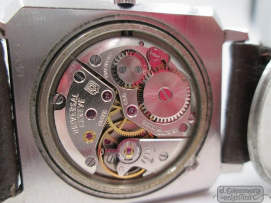 Universal Genève. Acero inoxidable. Cuerda manual. 1960. Mujer