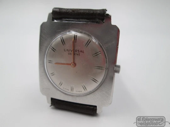Universal Genève. Acero inoxidable. Cuerda manual. 1960. Mujer