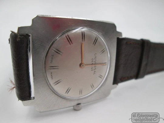 Universal Genève. Acero inoxidable. Cuerda manual. 1960. Mujer