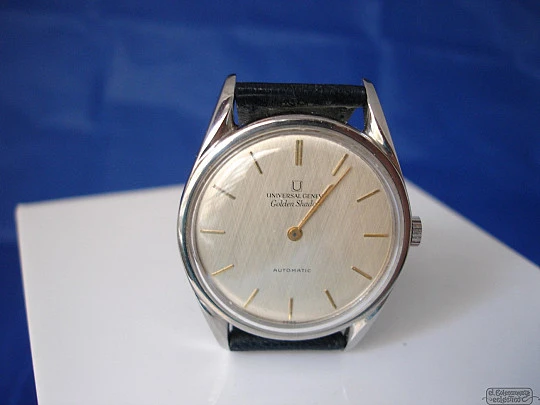 Universal Genève. Golden Shadow. Stainless steel. 1970's. Automatic