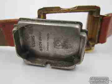 Universal Genève. Steel & gold plated. Manual wind. Woman. Swiss. 1940's