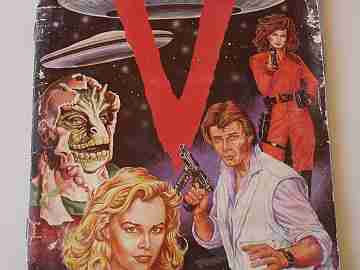 'V' TV serie. Warner Bros / Maga. 1984. 116 stickers. Softcover. Colour