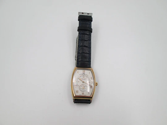 Van Der Bauwede Europe Orient Express. Automatic. 18k gold and steel. Swiss. 2005's