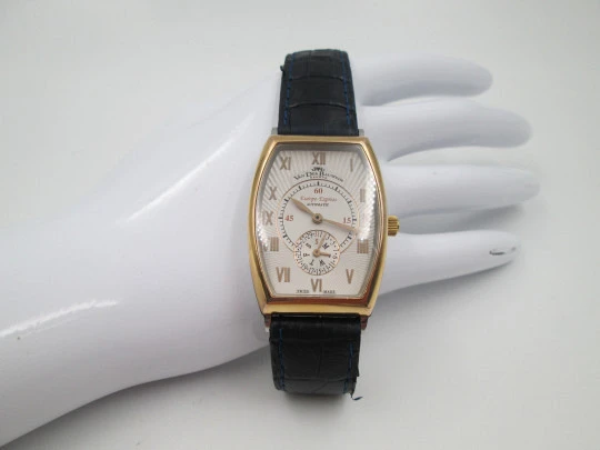Van Der Bauwede Europe Orient Express. Automatic. 18k gold and steel. Swiss. 2005's
