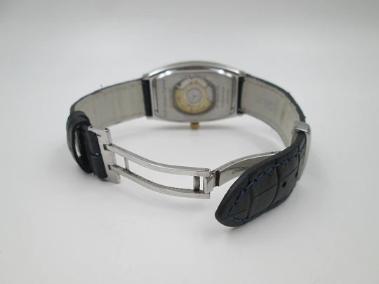 Van Der Bauwede Europe Orient Express. Automatic. 18k gold and steel. Swiss. 2005's