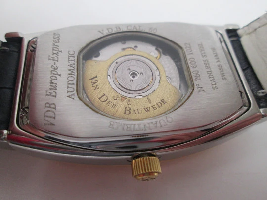 Van Der Bauwede Europe Orient Express. Automático. Oro de 18k y acero. Suiza. 2005