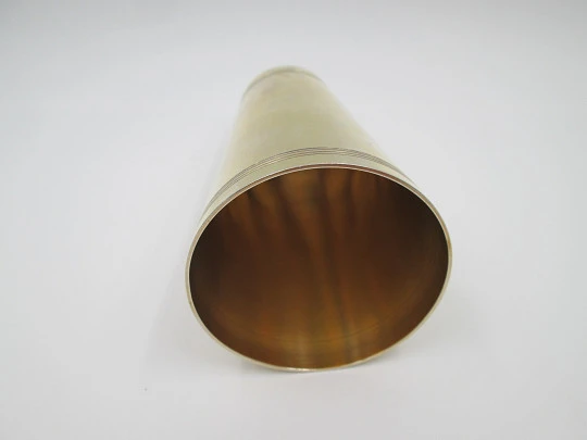 Vaso. Plata ley 800. Vermeil. Alemania. 1907. Friedlaender